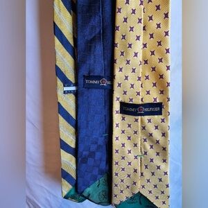 Tommy Hilfiger Yellow and Blue Tie Collection
